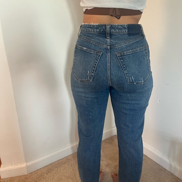A&F Dad Jeans Curve Love High Rise - Picture 8 of 11